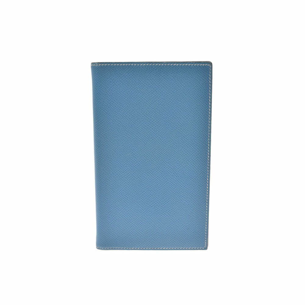 HERMES エルメス アジェンダ ブルージーン □F刻印(2002年頃) ユニセックス クシュベル 手帳カバー ABランク 中古 銀蔵のサムネイル