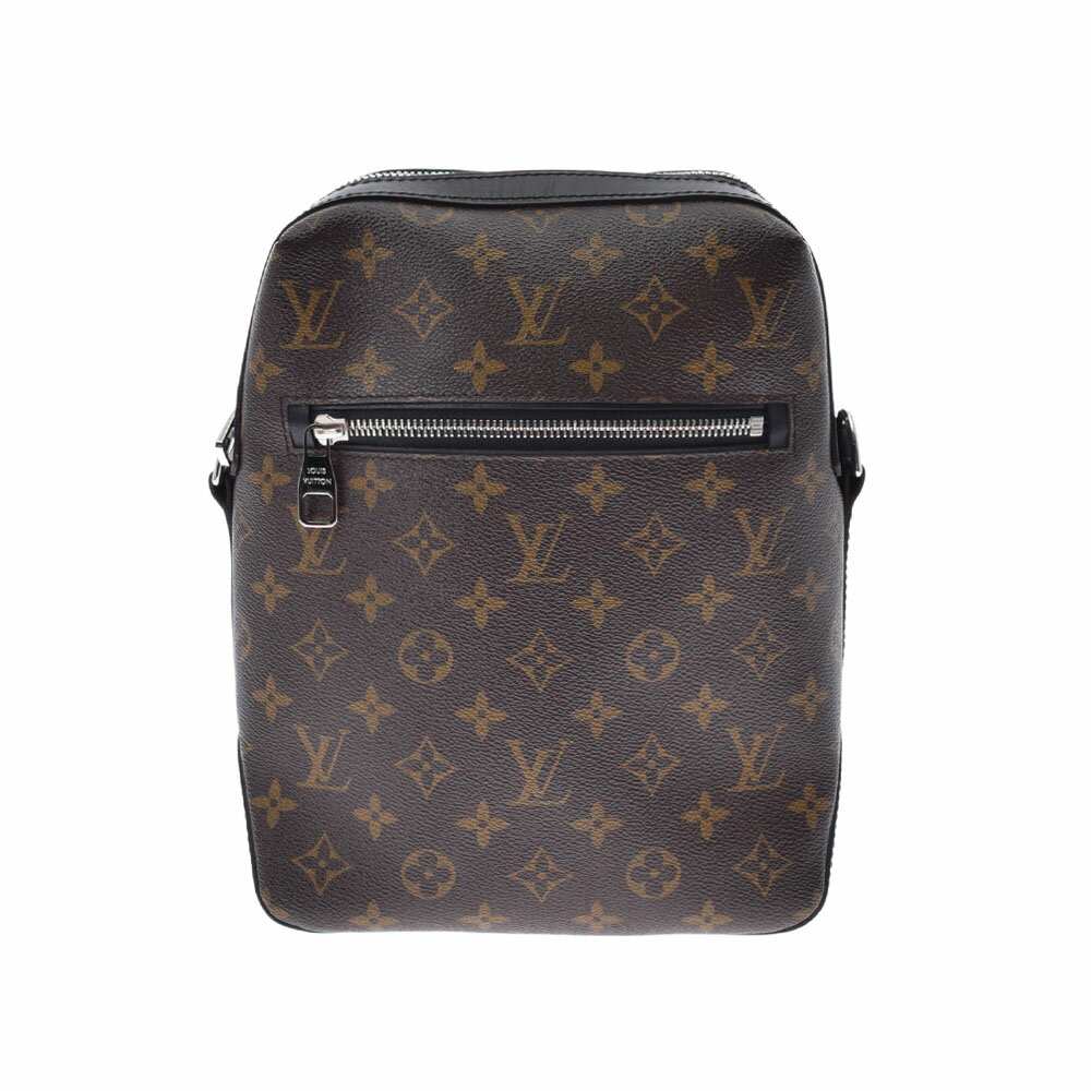 LOUIS VUITTON ルイヴィトン モノグラム マカサー トーレス PM ブラウン/黒 M40635 メンズ モノグラムマカサー ショルダーバッグ ABランク 中古 銀蔵