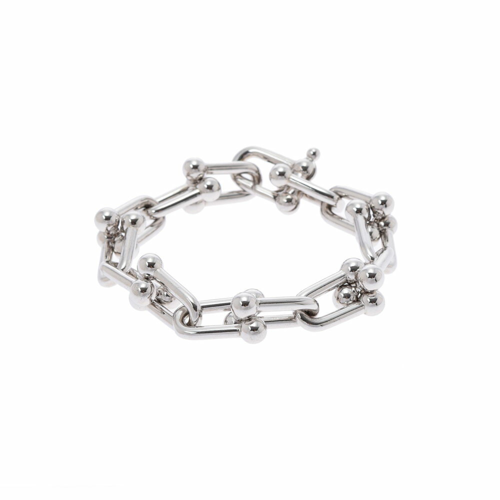【ポイント2倍★30日限定】【最大25,000円OFFクーポン★30日まで】TIFFANY&Co. ティファニー ハードウェアラージ スモールサイズ レディース SV ブレスレット Aランク 中古 銀蔵のサムネイル