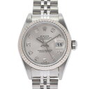 【ポイント3倍★5日限定】【最大2万円OFFクーポン★6日まで】ROLEX ロレックス デイトジャスト 10Pダイヤ 79174G レディース SS/WG 腕時計 自動巻き シルバー文字盤 Aランク 中古 銀蔵