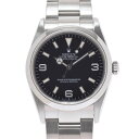 【ポイント3倍★5日限定】【最大2万円OFFクーポン★6日まで】ROLEX ロレックス エクスプローラー1 EX1 114270 メンズ SS 腕時計 自動巻き 黒文字盤 Aランク 中古 銀蔵