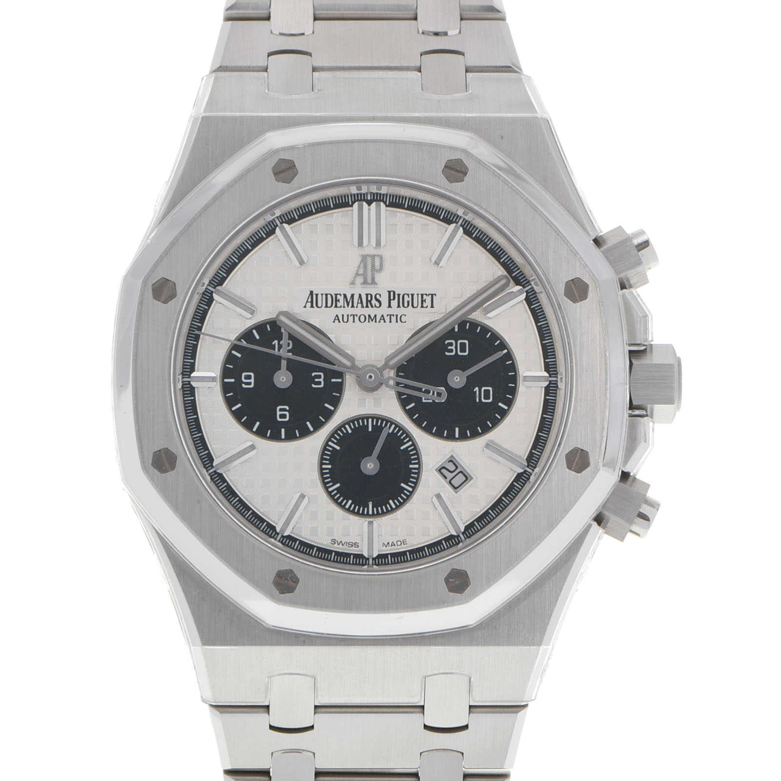 【ポイント3倍★15日限定】【最大2万円OFFクーポン★16日まで】AUDEMARS PIGUET オーデマピゲ ロイヤルオーク クロノグラフ 26331ST.OO.1220ST.03 メンズ SS 腕時計 自動巻き シルバー文字盤 Aランク 中古 銀蔵