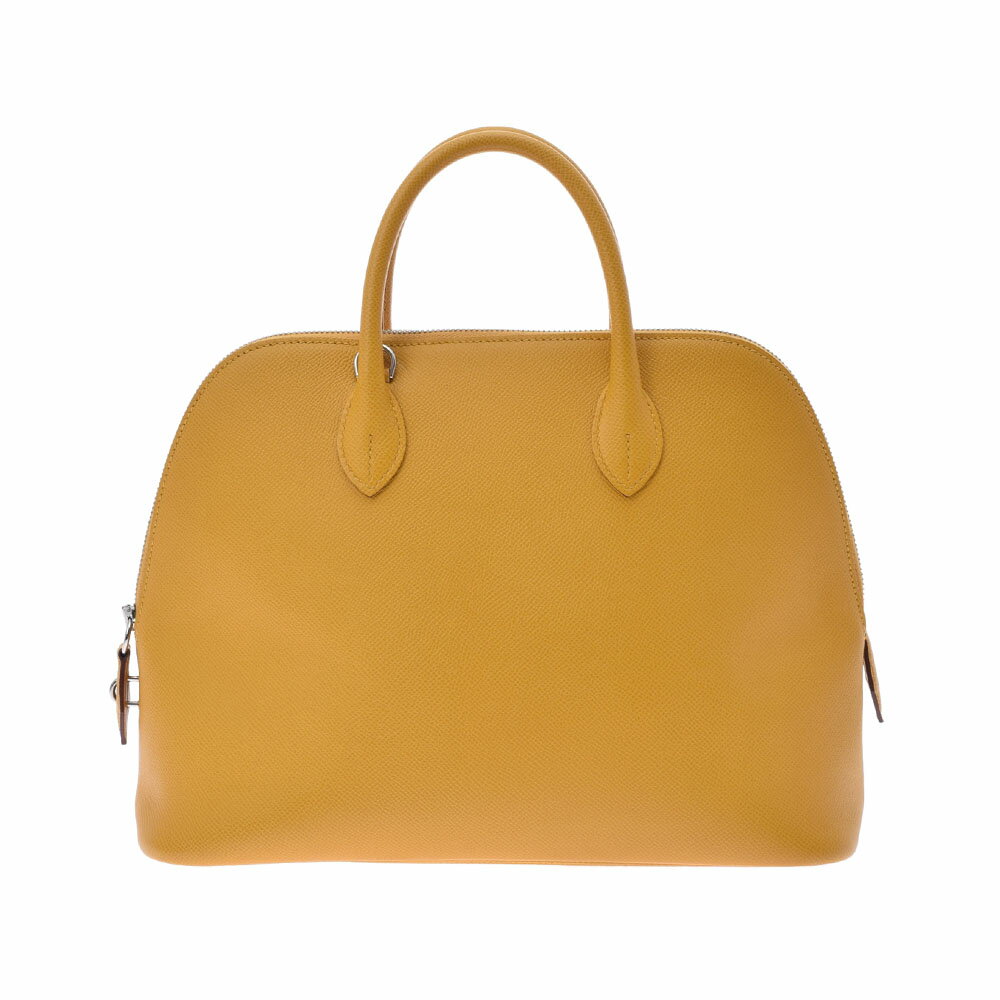 【最大2万円OFFクーポン★9日20時〜】HERMES エルメス ボリード 1923 30 ジョーヌアンブル パラジウム金具 C刻印(2018年頃) レディース ヴォーエプソン ハンドバッグ Aランク 中古 銀蔵のサムネイル