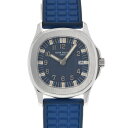 【ポイント3倍★5日限定】【最大2万円OFFクーポン★6日まで】PATEK PHILIPPE パテックフィリップ アクアノート 日本限定 4960A-001 レディース SS/ラバー 腕時計 クオーツ ブルー文字盤 Aランク 中古 銀蔵