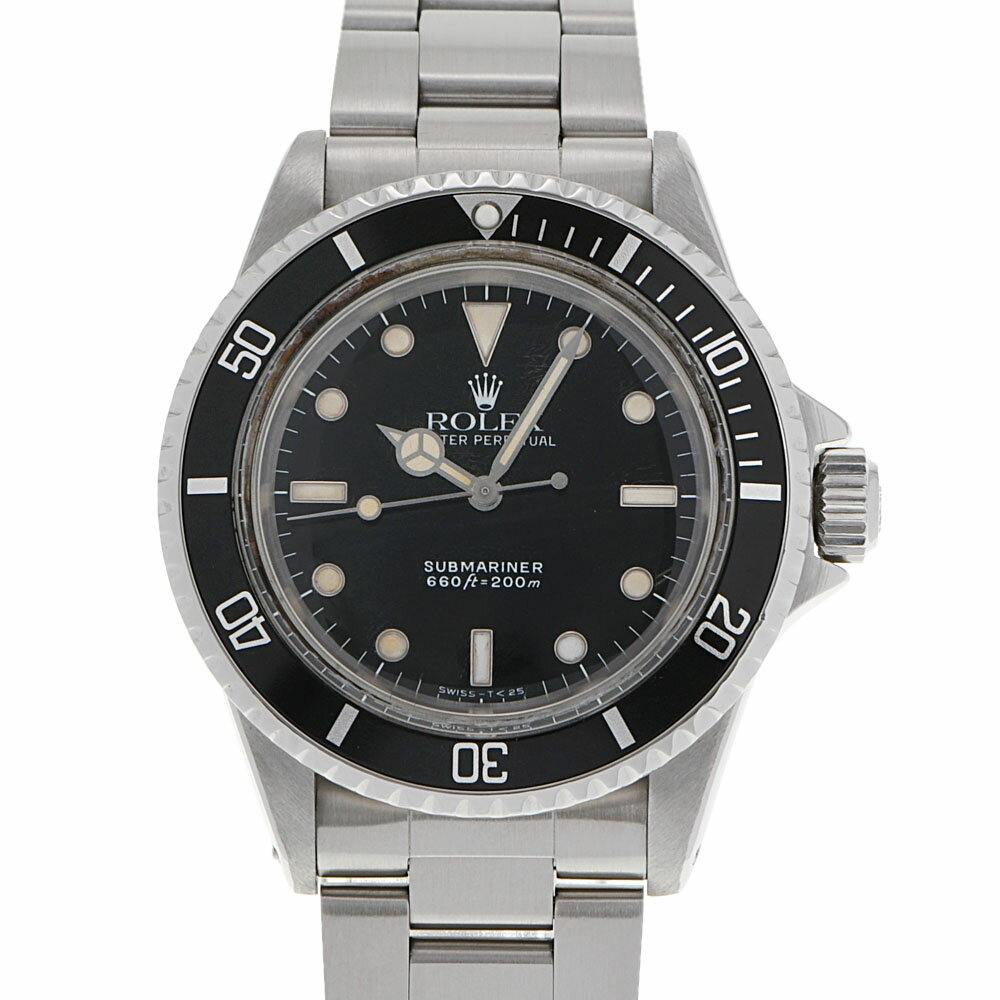 ROLEX ロレックス サブマリーナ 5513 メンズ SS 腕時計 自動巻き 黒文字盤 ABランク 中古 銀蔵