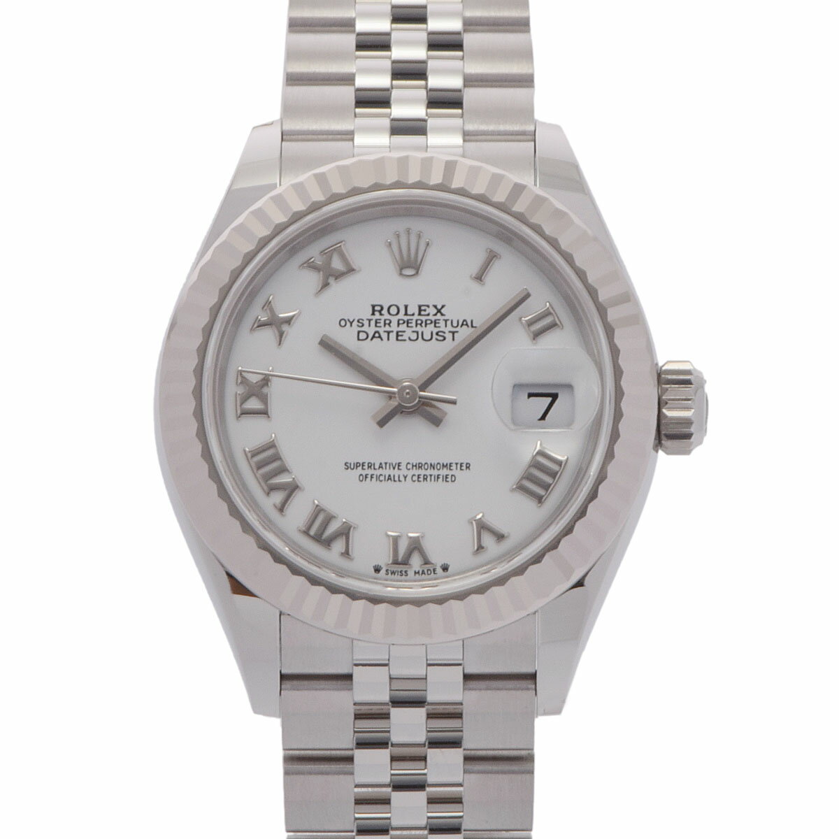 【ポイント3倍★20日限定】【最大2万円OFFクーポン★23日20時～】【ローン24回払い無金利】ROLEX ロレックス デイトジャスト 28 2023年4月 279174 レディース SS/WG 腕時計 自動巻き ホワイト文字盤 未使用 銀蔵のサムネイル