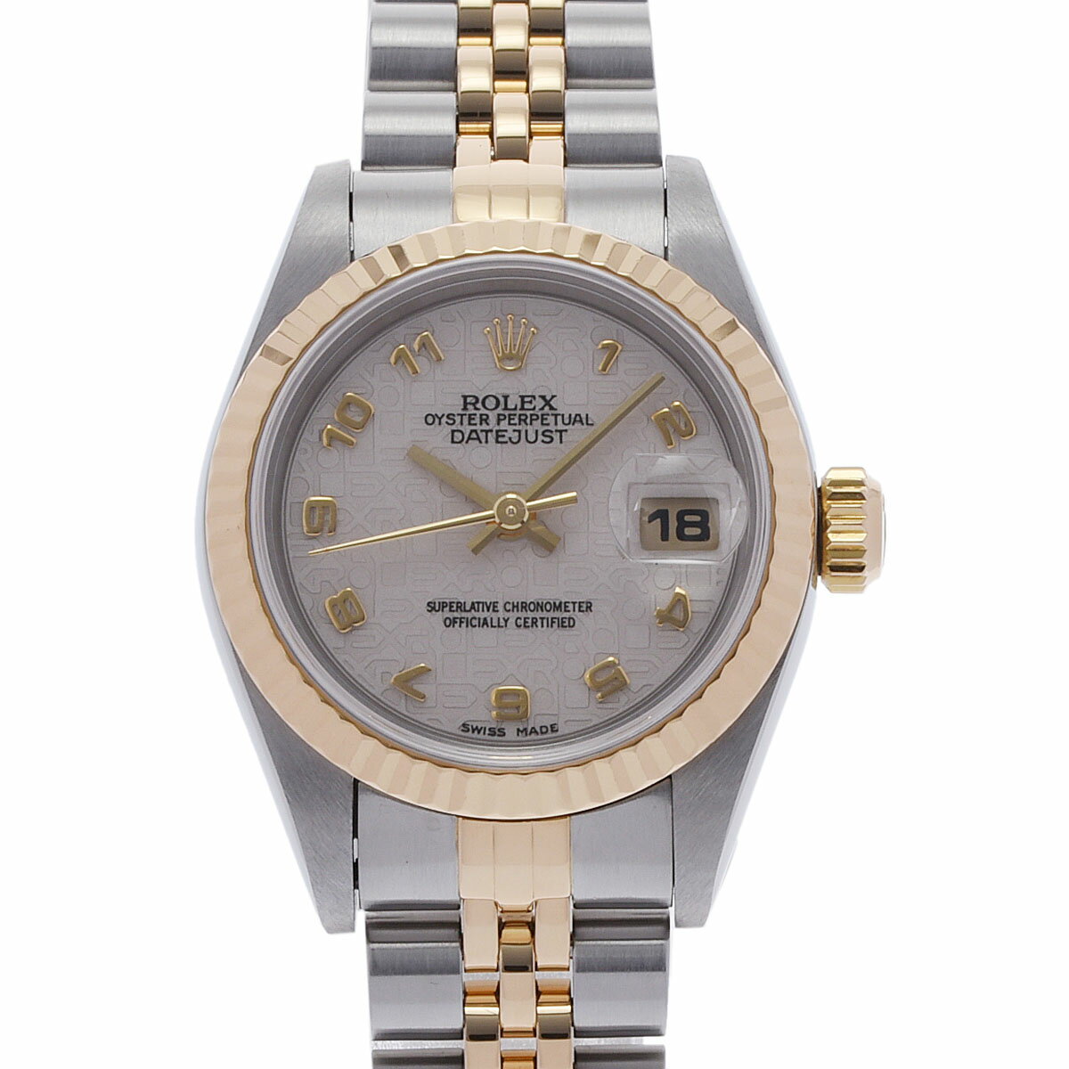 【ポイント3倍★15日限定】【最大2万円OFFクーポン★16日まで】ROLEX ロレックス デイトジャスト 69173 レディース YG/SS 腕時計 自動巻き コンピューター文字盤 Aランク 中古 銀蔵