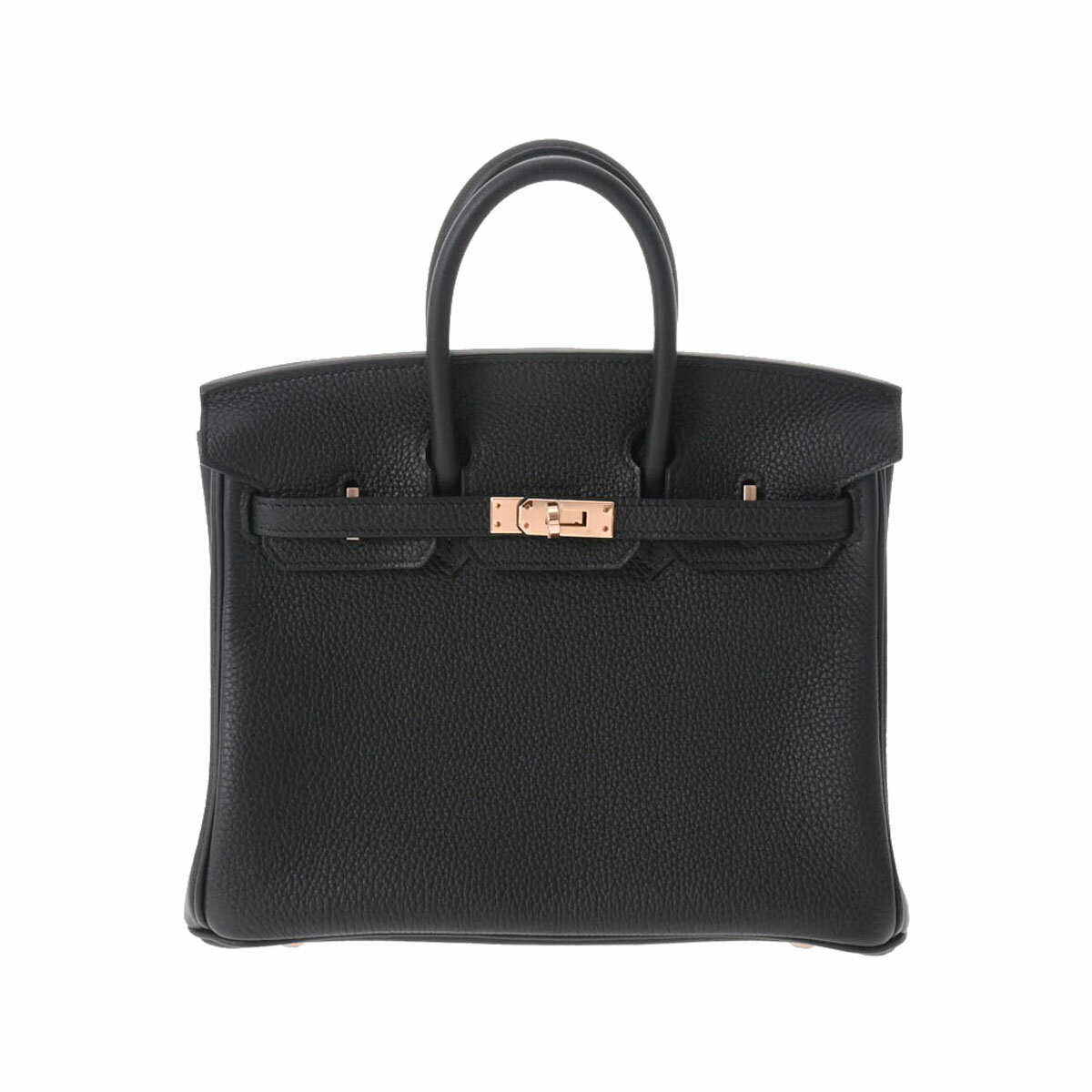 【ポイント2倍★1日限定】HERMES エルメス バーキン25 ブラック ローズゴールド金具 B刻印(2023年頃) レディース トゴ ハンドバッグ エルメス バーキン 25 ブランド バッグ ハンドバック トートバック エルメスバッグ 本革 新品 銀蔵