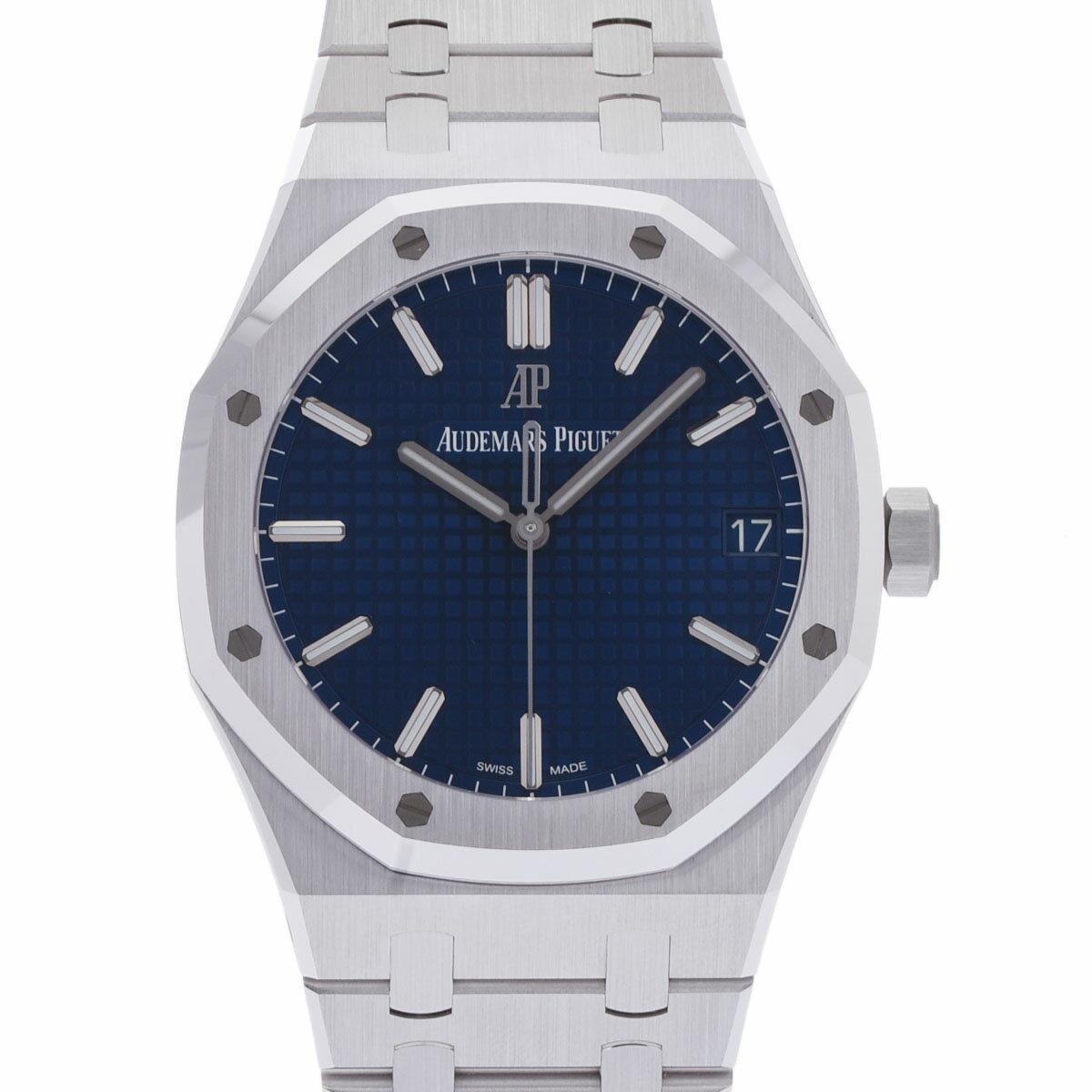 【ポイント2倍★30日限定】【最大2万円OFFクーポン】【ローン24回払い無金利】AUDEMARS PIGUET オーデマピゲ ロイヤルオーク 世界限定300本 15503BC.00.1220BC.01 メンズ WG 腕時計 自動巻き ブルー文字盤 Aランク 中古 銀蔵のサムネイル