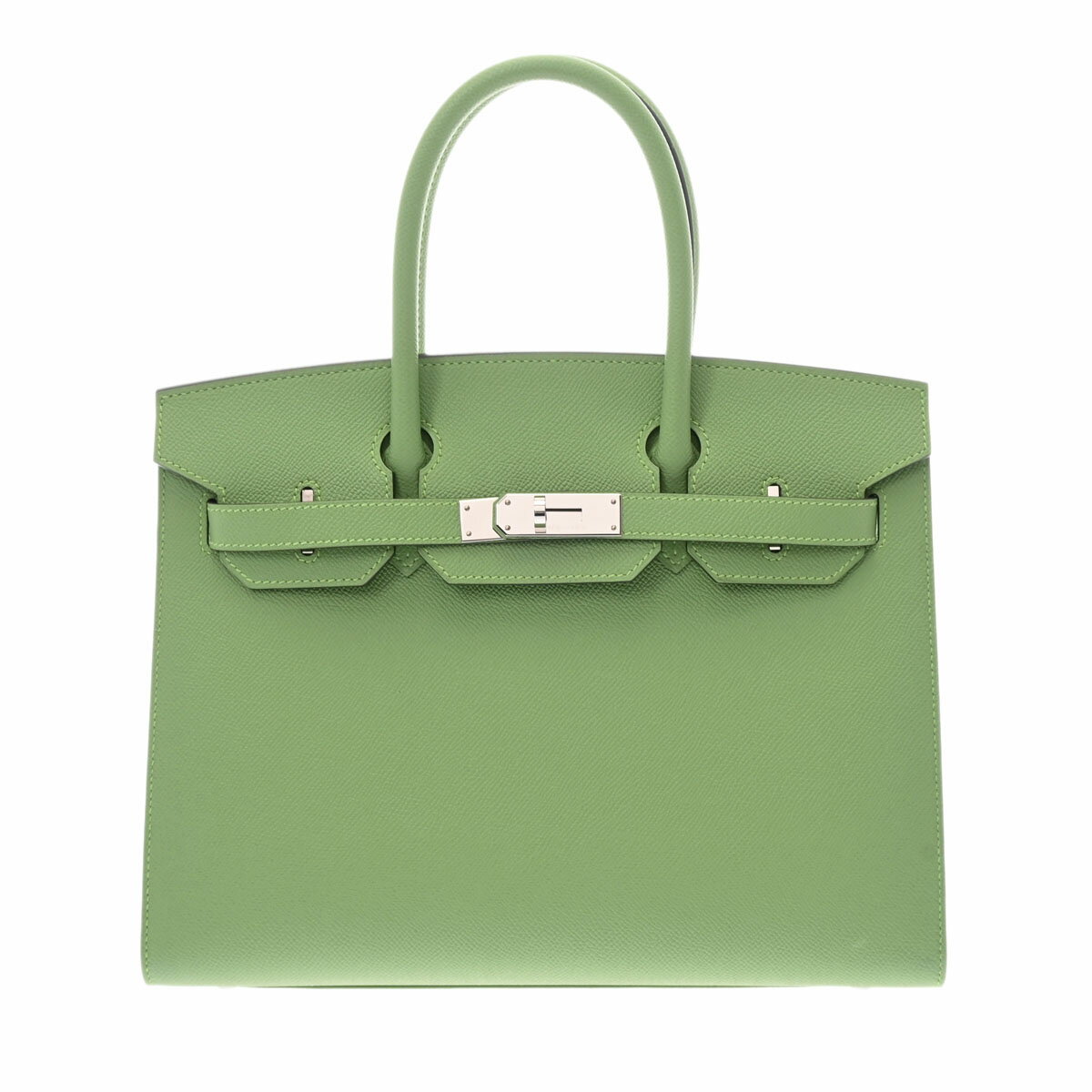 【ポイント2倍★30日限定】【最大25,000円OFFクーポン★30日まで】HERMES エルメス バーキンセリエ 30 ヴェールクリケット パラジウム金具 Y刻印(2020年頃) レディース ヴォーエプソン ハンドバッグ Aランク 中古 銀蔵のサムネイル