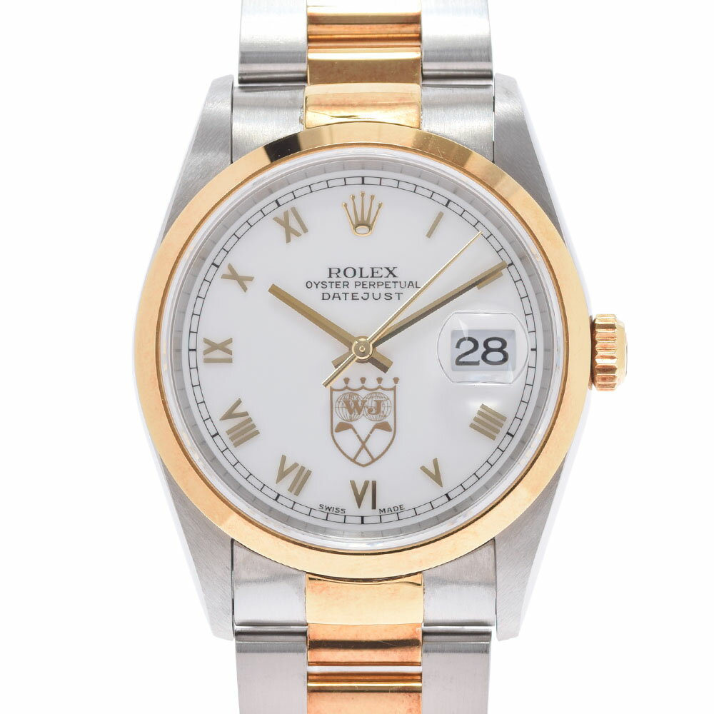 【ポイント3倍★18日限定】【ローン24回払い無金利】 ROLEX ロレックス デイトジャスト ニックプライス 16203 レディース YG/SS 腕時計 自動巻き 黒文字盤 ABランク 中古 銀蔵