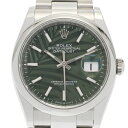 【ポイント3倍★5日限定】【最大2万円OFFクーポン★6日まで】【ローン24回払い無金利】ROLEX ロレックス デイトジャスト 36 2023年10月 126200 メンズ SS 腕時計 自動巻き オリーブグリーンパーム文字盤 未使用 銀蔵