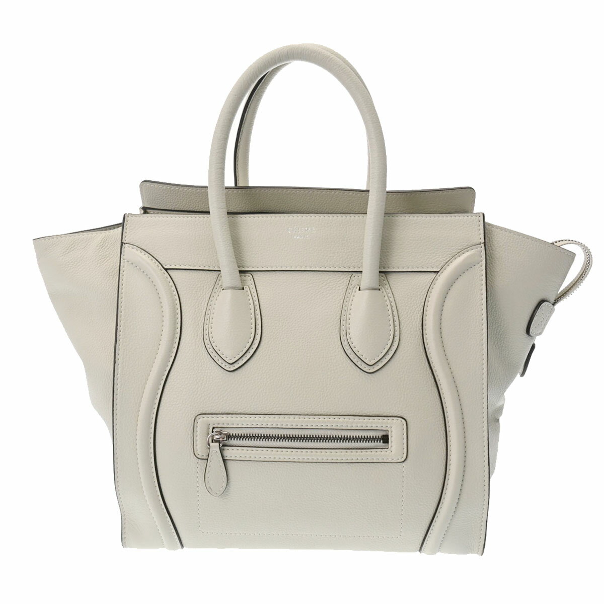【最大15,000円OFFクーポン★1日～】CELINE セリーヌ ラゲージ ミニショッパー ミントグリーン レディース カーフ ハンドバッグ セリーヌバッグ ハンドバック ブランド Aランク 中古 銀蔵のサムネイル