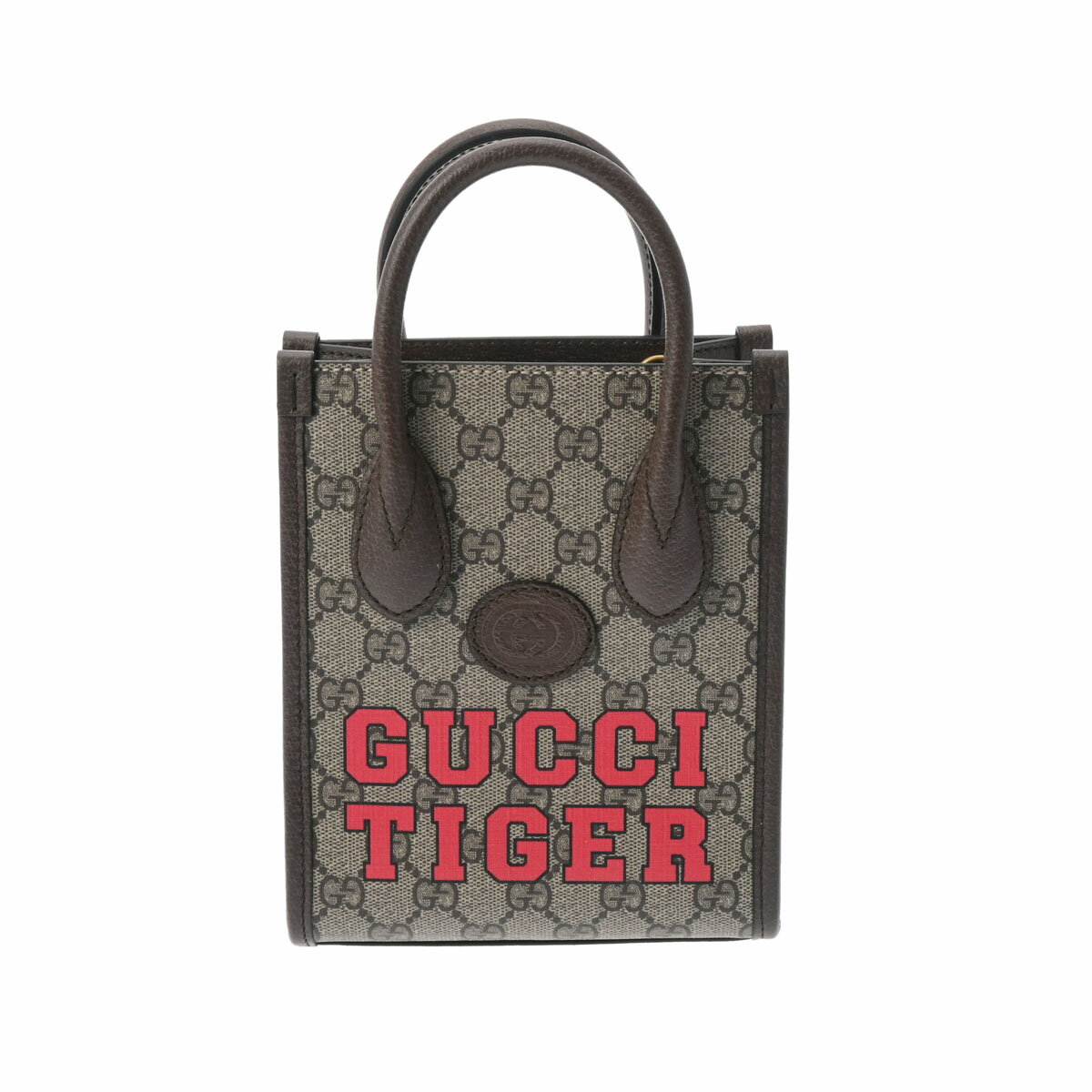 ハンドバッグ 【ポイント3倍★25日限定】【最大2万円OFFクーポン★23日20時～】GUCCI グッチ インターロッキング ミニトート GUCCI TIGER 2WAY ベージュ 671623 レディース GGスプリームキャンバス ハンドバッグ 未使用 銀蔵