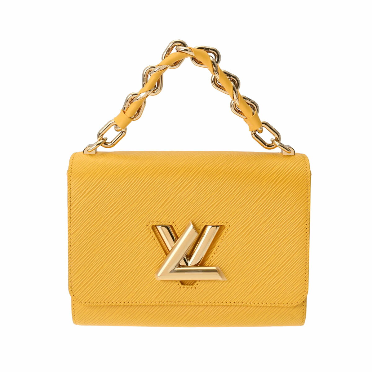 ルイヴィトン ツイスト バッグ レディース 【ポイント3倍★20日限定】【最大2万円OFFクーポン★23日20時～】LOUIS VUITTON ルイヴィトン エピ ツイスト MM サンフラワー M59888 レディース エピレザー ショルダーバッグ 未使用 銀蔵