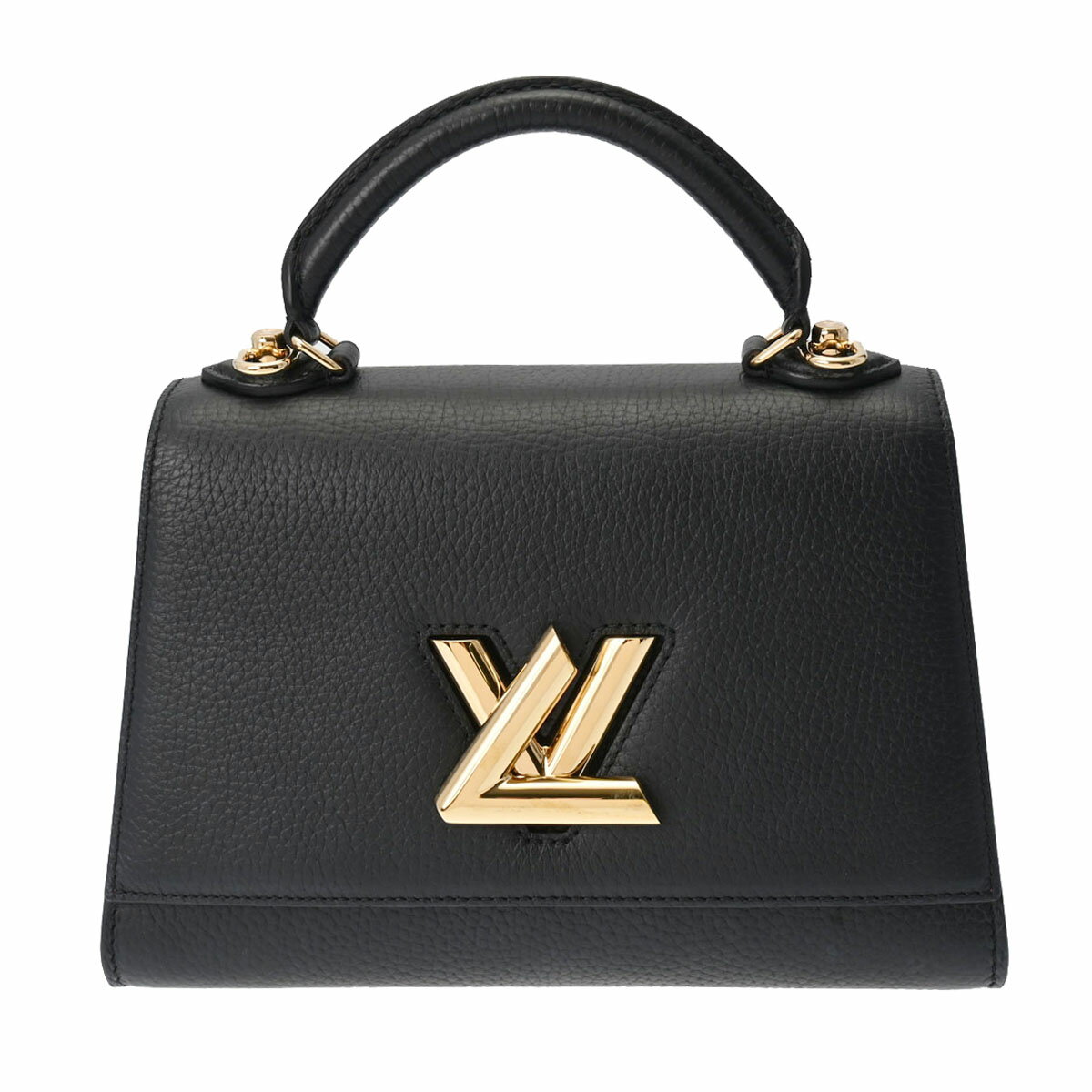 【ローン24回払い無金利】LOUIS VUITTON ルイヴィトン ツイスト ワンハンドル PM ノワール M57093 レディース トリヨンレザー ハンドバッグ Aランク 中古 銀蔵