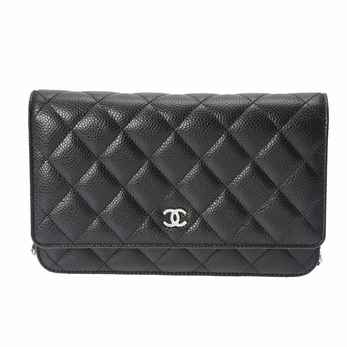【最大2万円OFFクーポン★9日20:00〜】【ローン24回払い無金利】CHANEL シャネル マトラッセ チェーンウォレット 黒 シルバー金具 AP0250 レディース キャビアスキン ショルダーバッグ シャネル バッグ Aランク 中古 銀蔵のサムネイル
