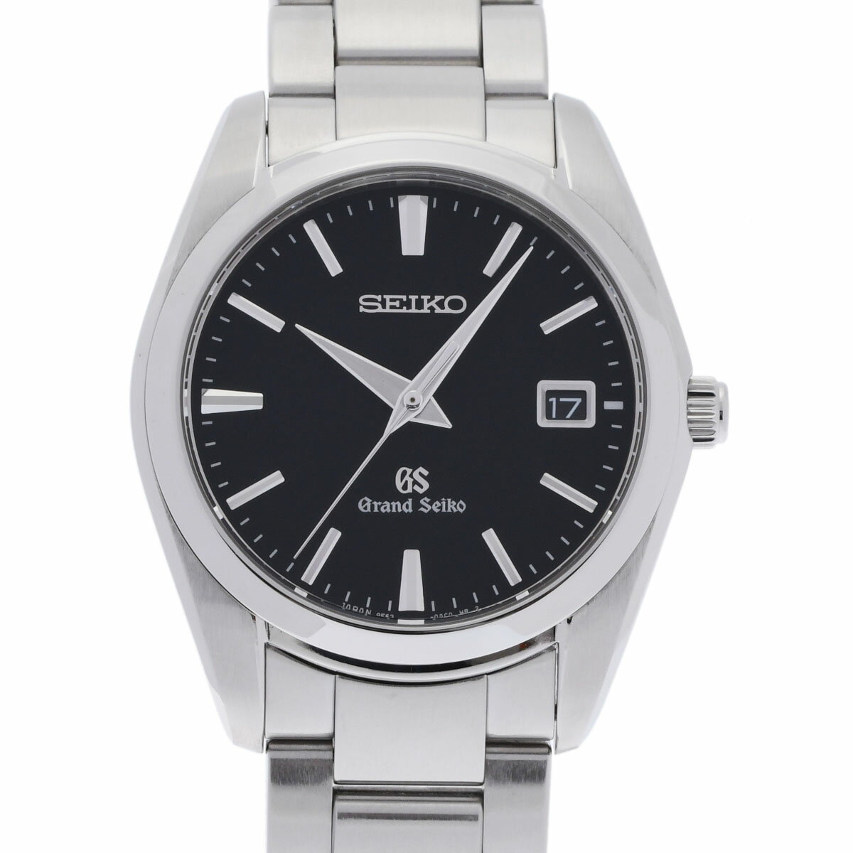SEIKO セイコー グランドセイコー SBGX061 メンズ SS 腕時計 クオーツ 黒文字盤 A ...