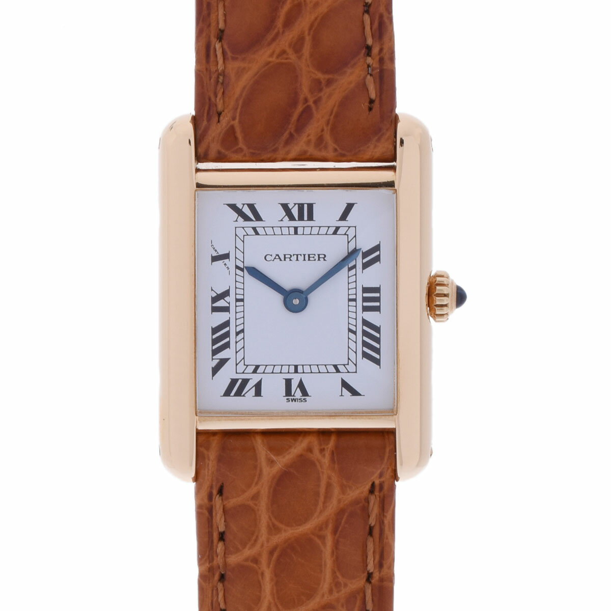 【ローン24回払い無金利】CARTIER カルティエ タンクルイ SM レディース YG/クロコダイル 腕時計 クオーツ ホワイト文字盤 Aランク 中古 銀蔵のサムネイル