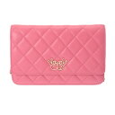 【〜7/11 最大5万円クーポン】CHANEL シャネル マトラッセ Wピース チェーンウォレット ピンク レディース ラムスキン ショルダーバッグ 新同 中古...