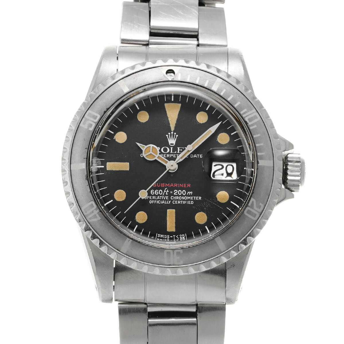 【ローン24回払い無金利】ROLEX ロレックス サブマリーナ 赤サブ ブレス9315巻きブレス 1680 メンズ SS 腕時計 自動巻き マークVI文字盤 Aランク 中古 銀蔵