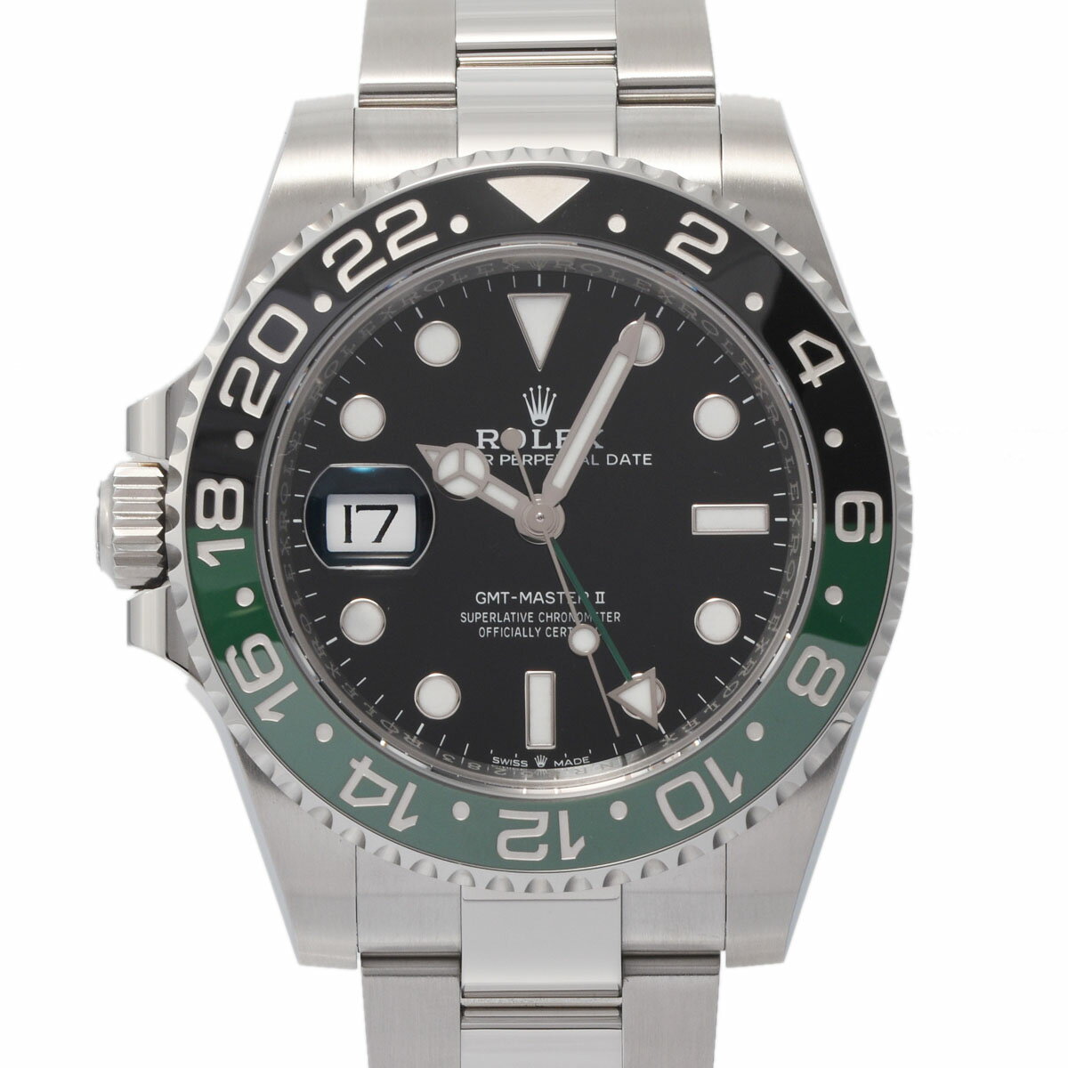 【ポイント3倍★15日限定】【最大2万円OFFクーポン★16日まで】【ローン24回払い無金利】ROLEX ロレックス GMTマスター2 2024年2月 126720VTNR メンズ SS 腕時計 自動巻き ブラック文字盤 未使用 銀蔵