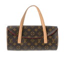 【ポイント3倍★20日限定】【ポイント3倍★10日限定】【最大2万円OFFクーポン★4日20時～】LOUIS VUITTON ルイヴィトン モノグラム ソナチネ ブラウン M51902 レディース モノグラムキャンバス ハンドバッグ ヴィトン バッグ ABランク 中古 銀蔵