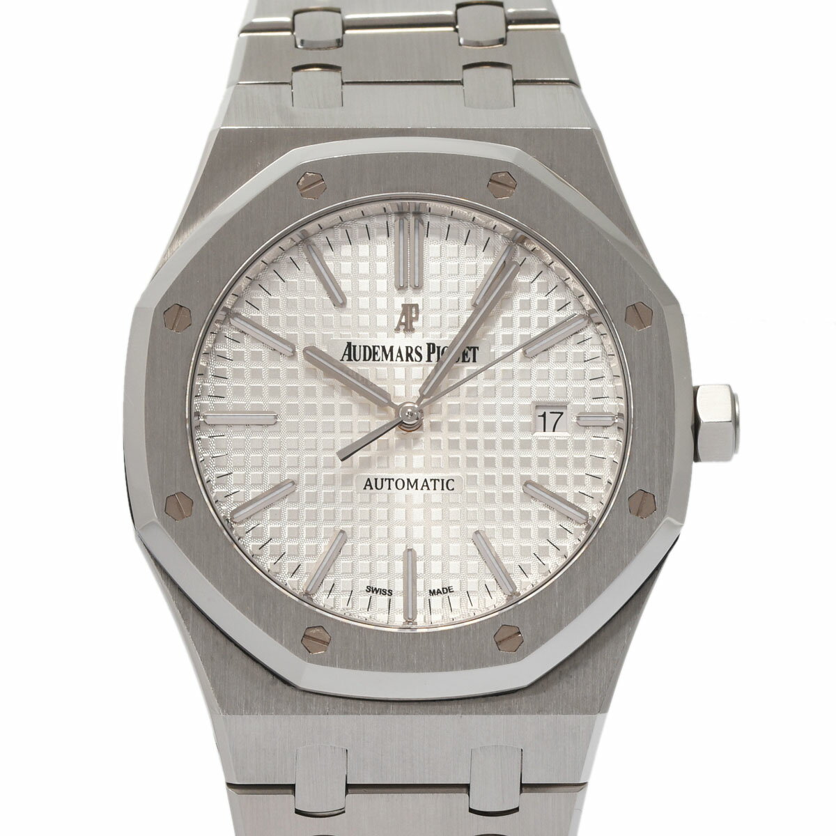 【ローン24回払い無金利】AUDEMARS PIGUET オーデマピゲ ロイヤルオーク 15400ST.OO.1220ST.02 メンズ SS 腕時計 自動巻き シルバー文字盤 Aランク 中古 銀蔵