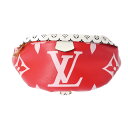 【最大2万円OFFクーポン★1日～】LOUIS VUITTON ルイヴィトン モノグラムジャイアント バムバッグ ボディバッグ 赤/ピンク M44575 メンズ モノグラムジャイアントキャンバス ウエストバッグ ABランク 中古 銀蔵