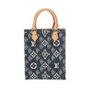 【〜7/11 最大5万円クーポン】LOUIS VUITTON ルイヴィトン モノグラム プティットサックプラ Since1854 2WAY ブルー M80288...