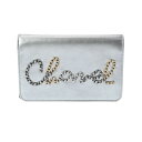 CHANEL シャネル チェーンウォレット チェーンロゴ シルバー レディース カーフ ショルダーバッグ Aランク 中古 銀蔵