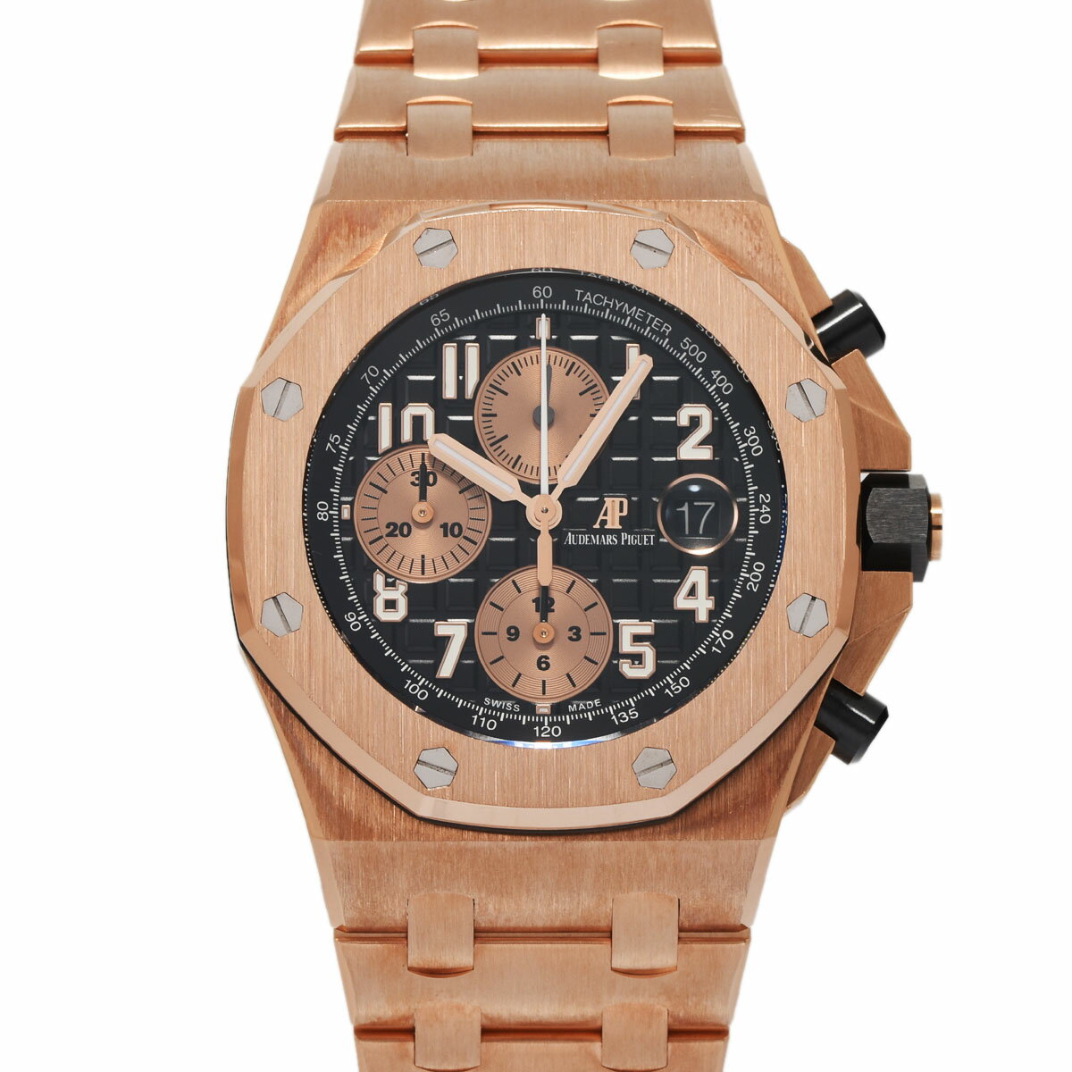 【ローン24回払い無金利】AUDEMARS PIGUET オーデマピゲ ロイヤルオーク オフショア クロノ 26470OR.OO.1000OR.03 メンズ PG 腕時計 自動巻き 黒文字盤 Aランク 中古 銀蔵