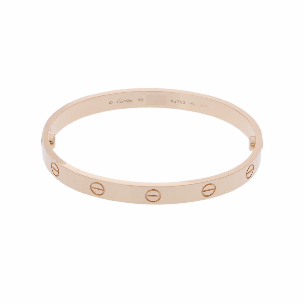 【ポイント3倍★25日限定】【最大2万円OFFクーポン★23日20時～】【ローン24回払い無金利】CARTIER カルティエ ラブブレスレット 最新型 #18 - レディース K18イエローゴールド ブレスレット Aランク 中古 銀蔵のサムネイル