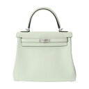 【〜5/3 最大5万円クーポン】HERMES エルメス ケリー 25 内縫い 2WAY ヴェールフィズ U刻印(2022年頃) レディース スイフト ハンドバッ...