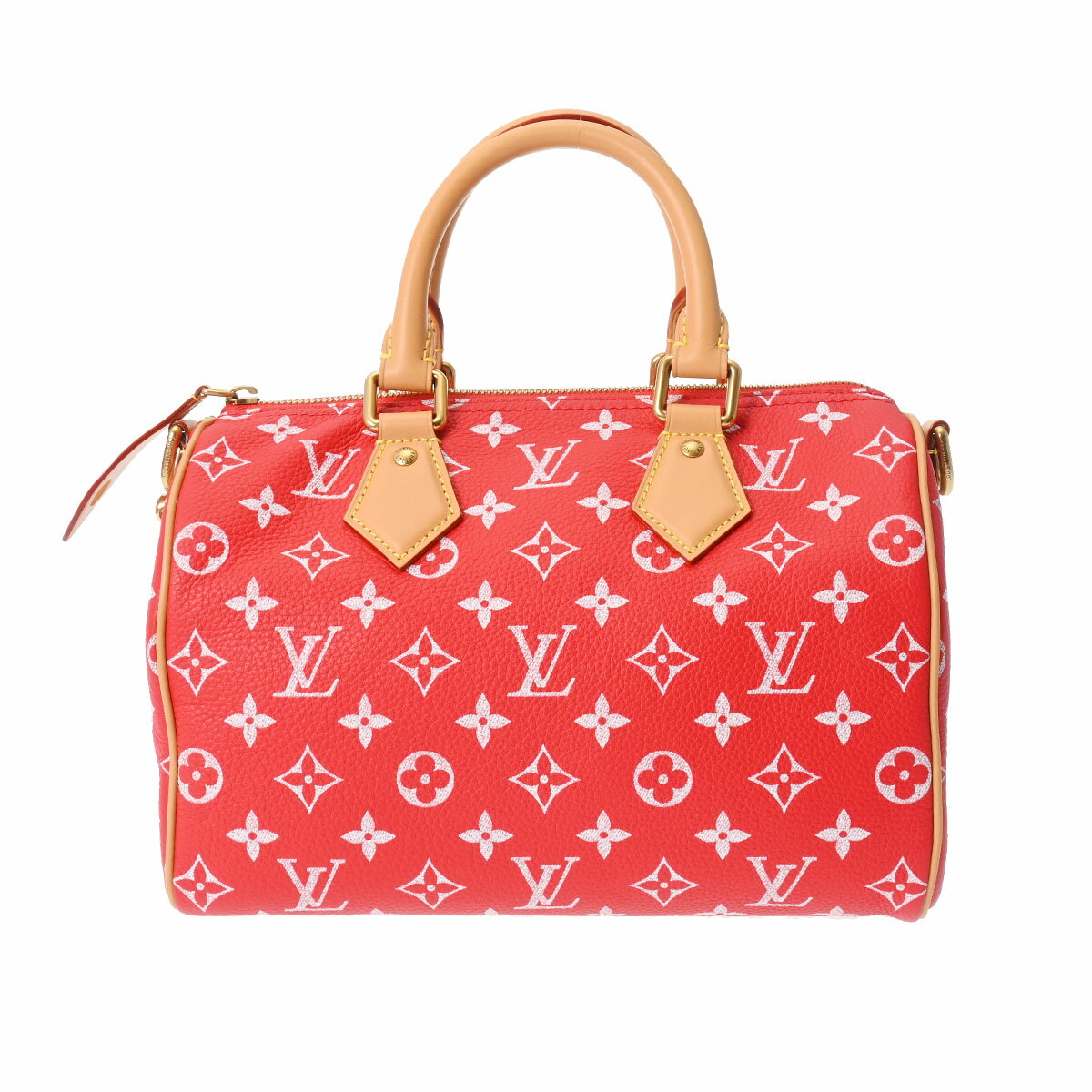 ルイヴィトン ハンドバッグ（レディース） 【ローン24回払い無金利】LOUIS VUITTON ルイヴィトン モノグラム スピーディP9 25 ルージュ M24425 レディース レザー ハンドバッグ 未使用 銀蔵