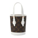 LOUIS VUITTON ルイヴィトン モノグラム ナノバケット 2WAY ブラウン M81489 レディース モノグラムキャンバス ハンドバッグ 未使用 銀蔵(4)