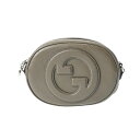 【〜5/3 最大5万円クーポン】GUCCI グッチ ブロンディ ミニショルダー グレーブラウン系 760175 ユニセックス レザー ショルダーバッグ Aランク...