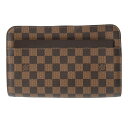 【〜7/11 最大5万円クーポン】LOUIS VUITTON ルイヴィトン ダミエ サンルイ ブラウン N51993 レディース ダミエキャンバス セカンドバッ...