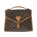 LOUIS VUITTON ルイヴィトン モノグラム ベルエア 2WAY ブラウン M51122 ユニセックス モノグラムキャンバス ハンドバッグ Cランク 中...
