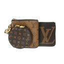 【〜5/3 最大5万円クーポン】LOUIS VUITTON ルイヴィトン モノグラムリバース ジャイアント ポシェットトリオ ブラウン/ベージュ M68756 ...