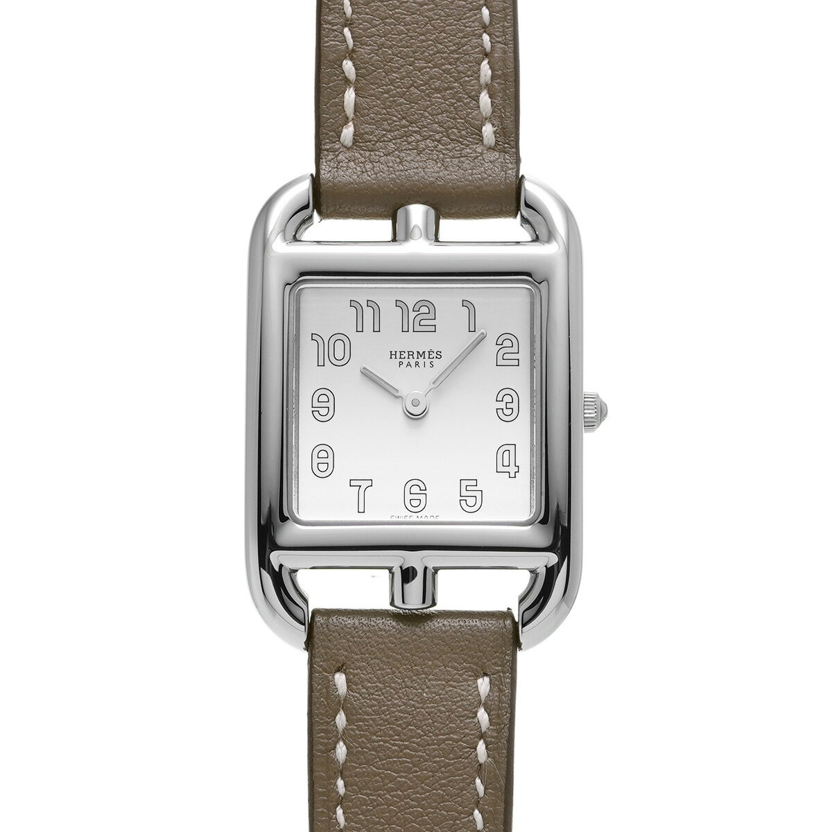 HERMES エルメス ケープコッド CC1.210a レディース SS/革 腕時計 クォーツ Aランク 中古 銀蔵のサムネイル