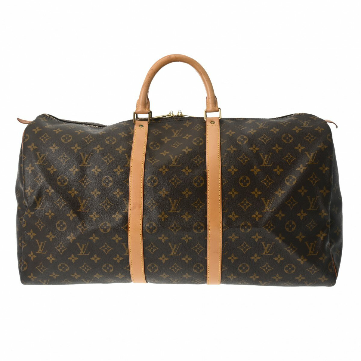 【10/20 ポイント3倍】LOUIS VUITTON ルイヴィトン モノグラム キーポル 55 ブラウン M41424 ユニセックス モノグラムキャンバス ボストンバッグ Bランク 中古 銀蔵
