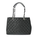 【〜5/3 最大5万円クーポン】CHANEL シャネル マトラッセ GST グランドショッピングトート グレー レディース キャビアスキン トートバッグ Aラン...