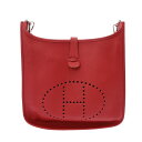 HERMES エルメス エブリン エヴリン 3 GM ルージュガランス □R刻印(2014年頃) ユニセックス トリヨンクレマンス ショルダーバッグ Aランク ...
