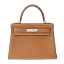 【〜7/11 最大5万円クーポン】HERMES エルメス ケリー 28 内縫い 2WAY ゴールド W刻印(2024年頃) レディース トゴ ハンドバッグ 未使...