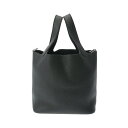 【〜7/11 最大5万円クーポン】HERMES エルメス ピコタンロック MM ブラック W刻印(2024年頃) レディース トリヨンクレマンス ハンドバッグ ...