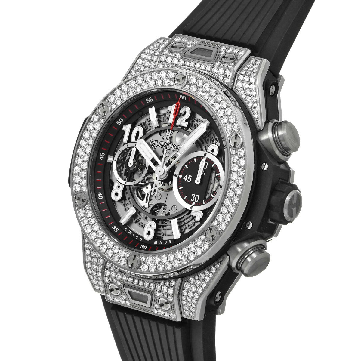 【〜10/17 最大5万円クーポン】ウブロ ビッグバン 411.NX.1170.X.1704 マットブラックスケルトン メンズ 腕時計 自動巻き 中古 銀蔵