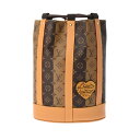 LOUIS VUITTON ルイヴィトン モノグラム ストライプ ランドネ メッセンジャー LV×NIGO コラボ ブラウン M45968 メンズ モノグラムキ...
