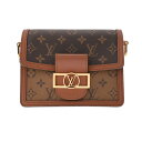 LOUIS VUITTON ルイヴィトン モノグラムリバース ドーフィーヌ MINI 旧型 ブラウン M44580 レディース モノグラムキャンバス ショルダー...
