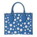 【〜5/3 最大5万円クーポン】LOUIS VUITTON ルイヴィトン モノグラムアンプラント オンザゴー PM LV×草間彌生コラボ 2WAY ブルー/ホワ...